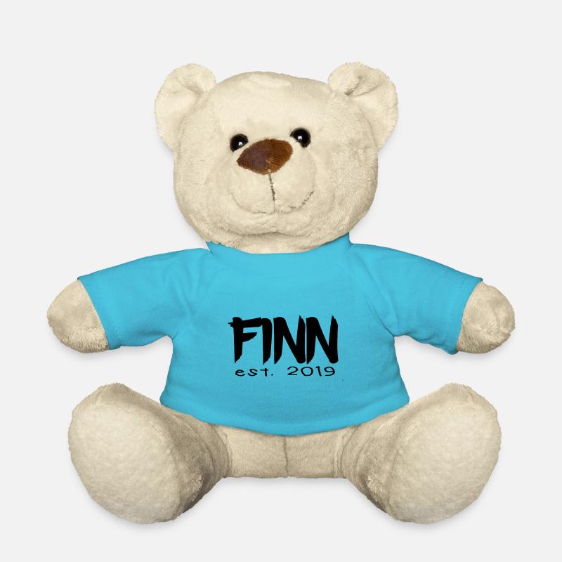 Finn est. 2019 [black] - Teddy - Atollblau