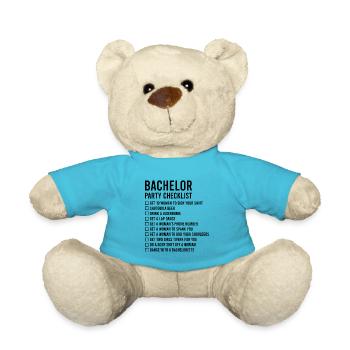 Enterrement de vie de garçon - Nounours - bleu outremer - Devant