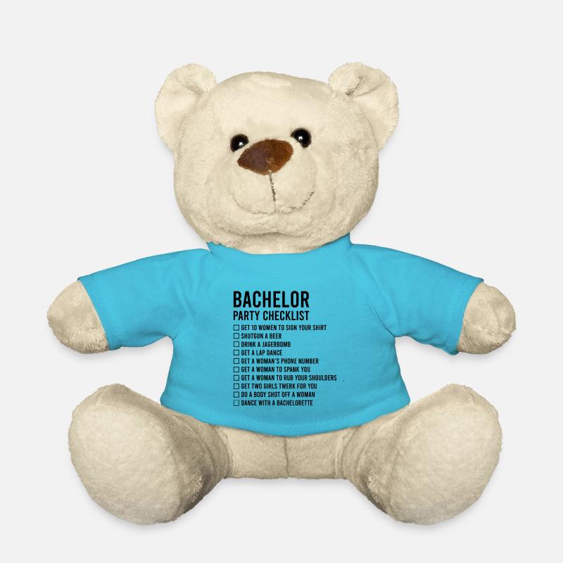 Junggesellenabschied - Teddy - Atollblau