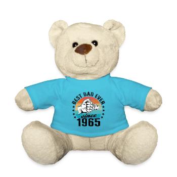Bester Papa der Welt seit 1965 Vatertag - Teddy - Atollblau - Vorne