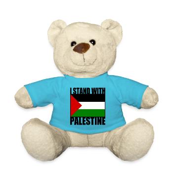 I stand with palestine - Nounours - bleu outremer - Devant