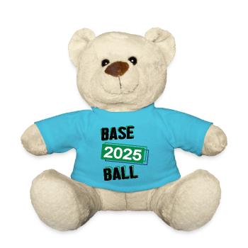 Baseball Spieler Team Turnier Mannschaft in 2025 - Teddy - Atollblau - Vorne