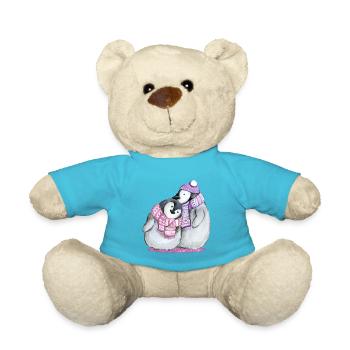 manchot - Nounours - bleu outremer - Devant