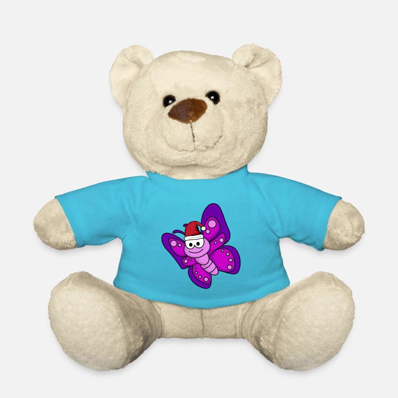 Butterfly Comic Christmas - Nounours - bleu outremer