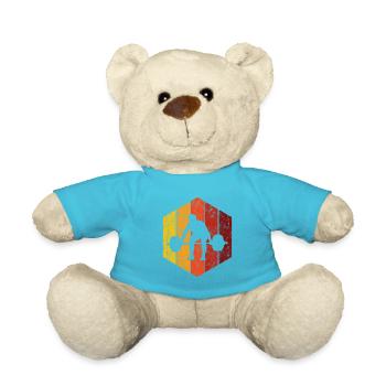 Musculation Bodybuilder GYM Fitnessstudio Retro - Nounours - bleu outremer - Devant