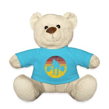 Musculation Musculation GYM Fitnessstudio Retro - Nounours - bleu outremer - Devant