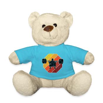 Musculation Bodybuilder GYM Fitnessstudio Retro - Nounours - bleu outremer - Devant