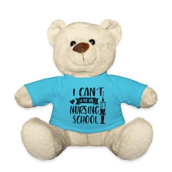 Je ne peux pas être à l’école d’infirmières.png.png - Nounours - bleu outremer - Devant