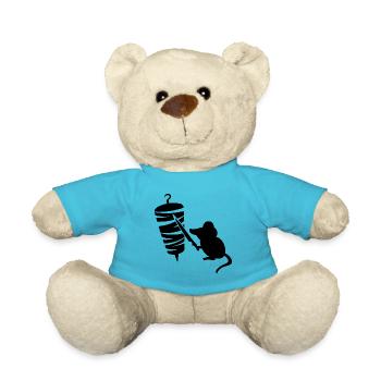 Kebab Grill Maus - Teddy - Atollblau - Vorne