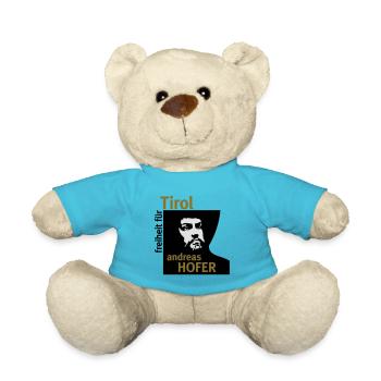 Andreas Hofer · Freedom for Tirol - Teddy Bear - atoll blue - Front