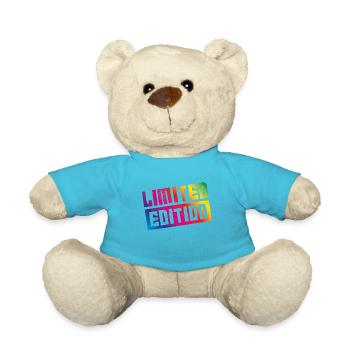 limited edition colorful - Teddy Bear - atoll blue - Front