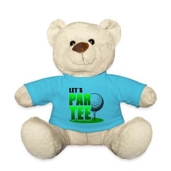Let's Par Tee Golf Player Golfing Golf Course Golf - Teddy - Atollblau - Vorne