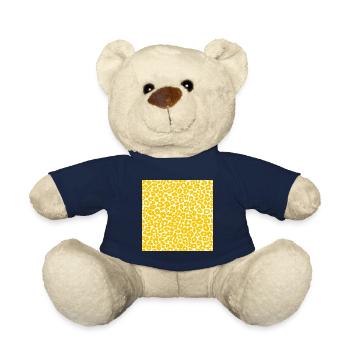 Peau d'animal avec style de couleur africaine - Nounours - bleu marine - Devant