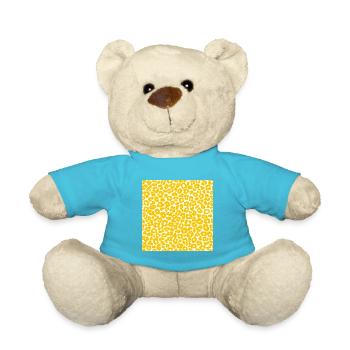 Peau d'animal avec style de couleur africaine - Nounours - bleu outremer - Devant
