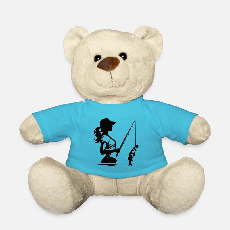 Cool Angler Silhouette Design f - Nounours - bleu outremer