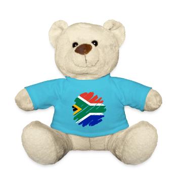 Afrique du Sud Drapeau Afrique Afrique Afrique du Sud - Nounours - bleu outremer - Devant