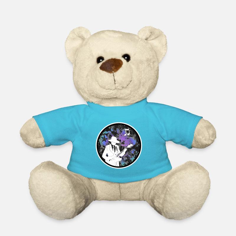 Guitariste - Nounours - bleu outremer