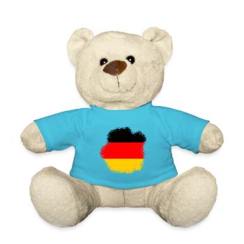 Drapeau de l’Allemagne Drapeau allemand Utilisé Look Homeland - Nounours - bleu outremer - Devant