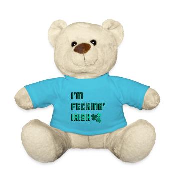 Ich bin verdammt irisch - Teddy - Atollblau - Vorne