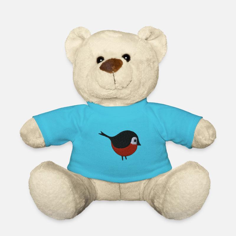 Bird - Teddy Bear - atoll blue