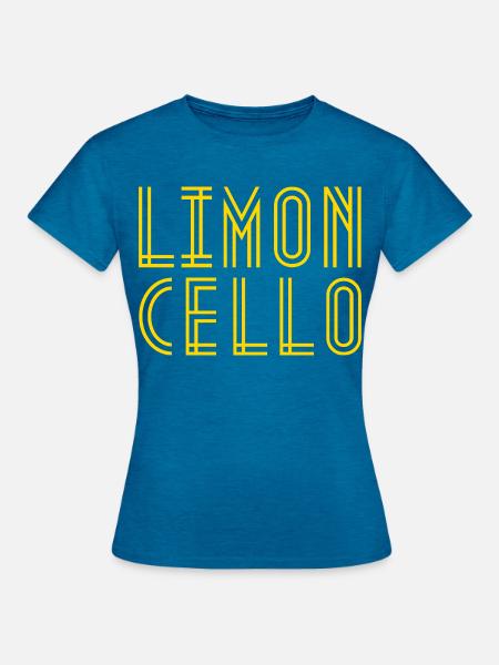 LIMONCELLO - Frauen T-Shirt - Antikblaues Saphir meliert