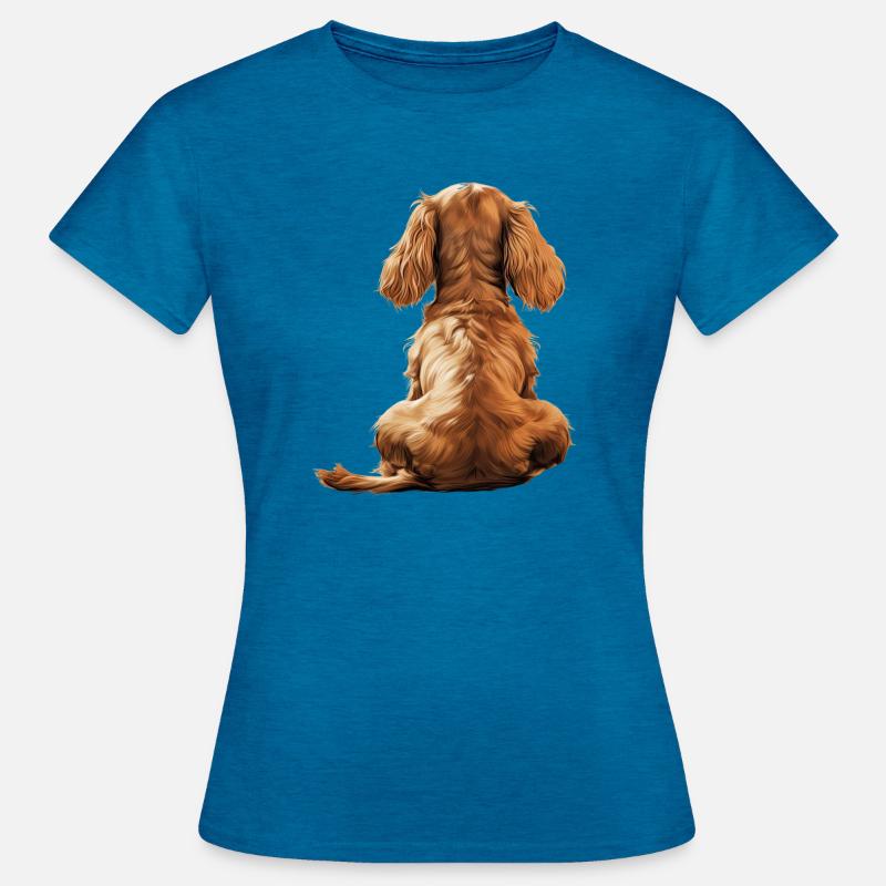 Cocker Spaniel - Women's T-Shirt - antique blue sapphire heather