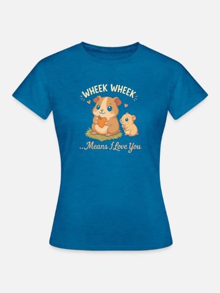 Assistenz-Imker - Frauen T-Shirt - Antikblaues Saphir meliert