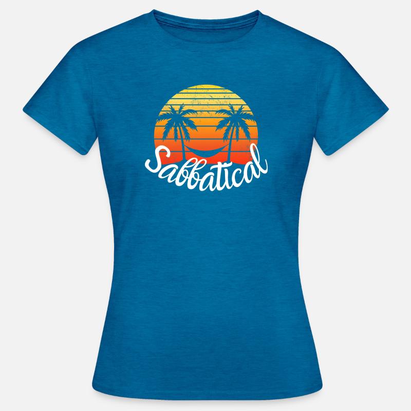 Sabbatico - Maglietta da donna - zaffiro azzurro antico screziato