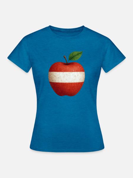 Österreich - Frauen T-Shirt - Antikblaues Saphir meliert