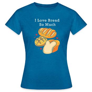 Baker Baker Baking - Women's T-Shirt - antique blue sapphire heather - Front - AI Model Female 172 dark (172cm)