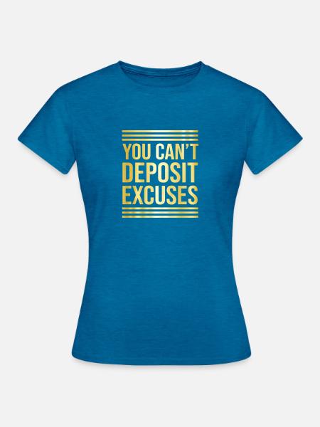 Workaholic - Frauen T-Shirt - Antikblaues Saphir meliert