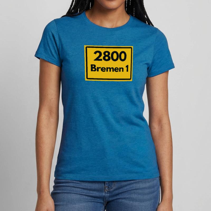 OLD POSTCODE POSTCODE RETRO 2800 BREMEN 1 – HANSE Women's T-Shirt