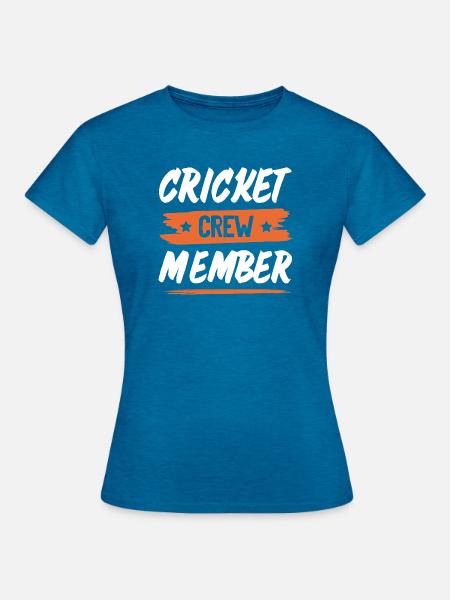 Cycling Crew - Frauen T-Shirt - Antikblaues Saphir meliert