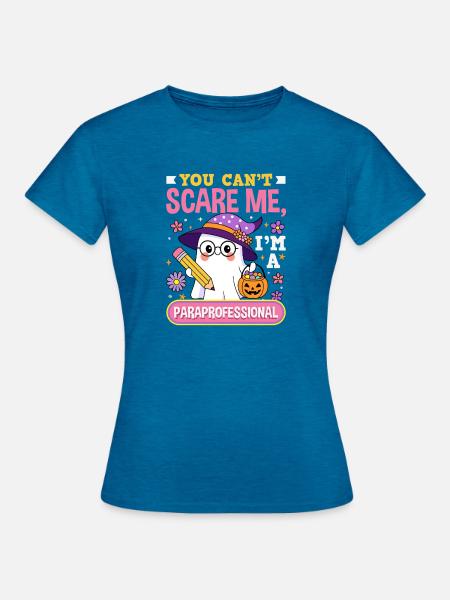 Para Normal Activities Sped-lehrer - Frauen T-Shirt - Antikblaues Saphir meliert