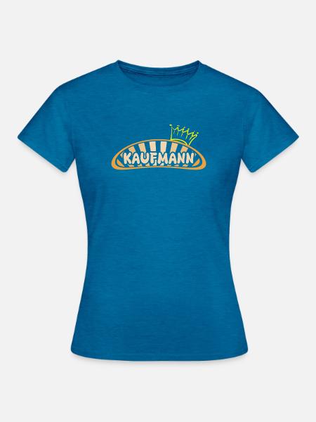 Job Kaufmann - Frauen T-Shirt - Antikblaues Saphir meliert