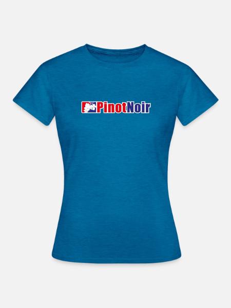 MLW - Team PinotNoir - Frauen T-Shirt - Antikblaues Saphir meliert
