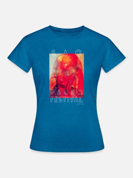 Paulo Festival 2014 - Frauen T-Shirt - Antikblaues Saphir meliert