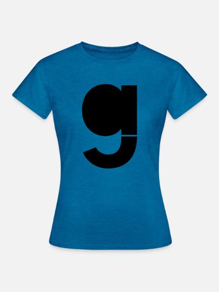 AG Lab Design - Frauen T-Shirt - Antikblaues Saphir meliert