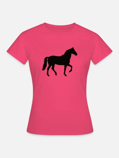 Ich mag Pferde - Frauen T-Shirt - Azalea