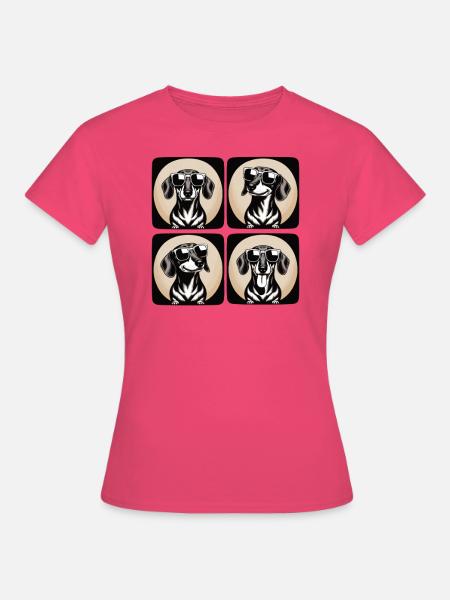 Dackel Fotobx - Frauen T-Shirt - Azalea