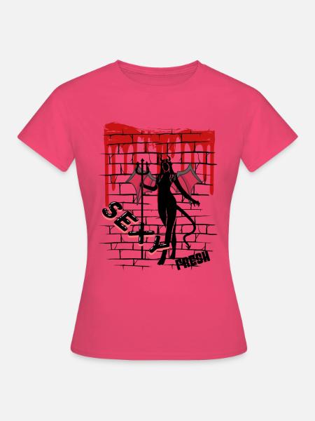 Fresh Devil - Frauen T-Shirt - Azalea