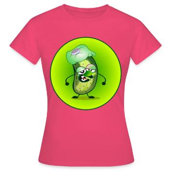 GEWÜRZGURKE - PICKLEBALL SPIELER - KOPFSCHMERZEN - Frauen T-Shirt - Azalea - Vorne - AI Model Female 172 dark (172cm)
