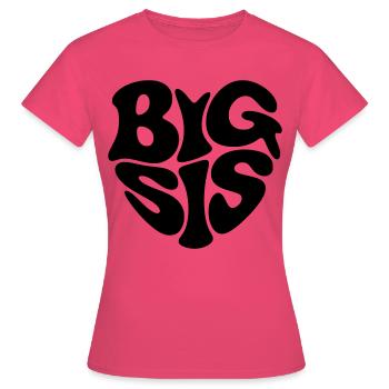 Big Sis - Frauen T-Shirt - Azalea - Vorne - AI Model Female 172 dark (172cm)