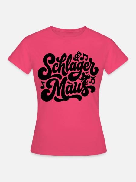 Schlager Maus - Schlagermaus - Schlagermusik - Frauen T-Shirt - Azalea