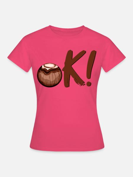 OK Sommer Kokosnuss - Frauen T-Shirt - Azalea