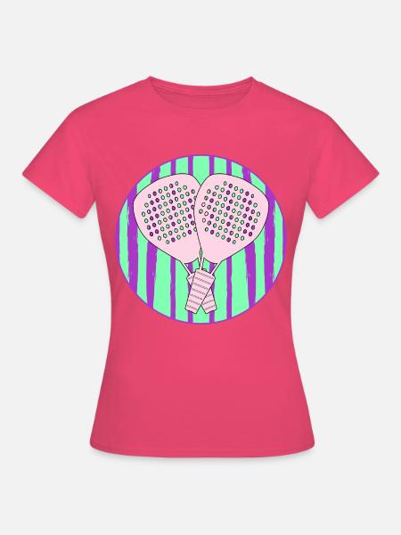 Padel-Paar - Frauen T-Shirt - Azalea