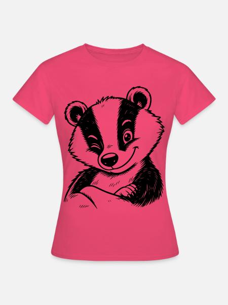 Dachs Augenzwinkern - Frauen T-Shirt - Azalea