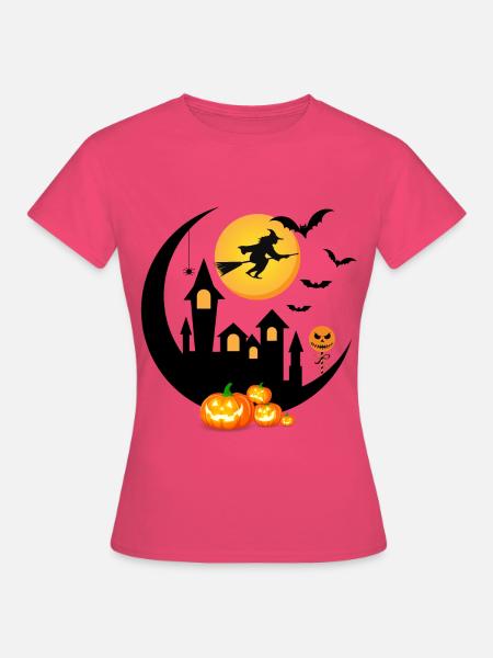 Halloween-Atmosphäre - Frauen T-Shirt - Azalea