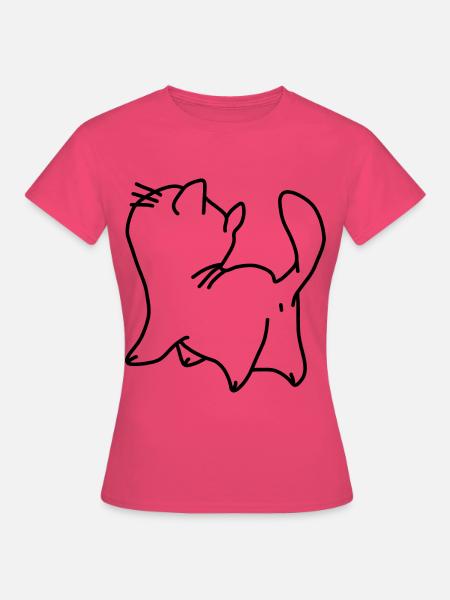 Katze Kätzchen Klein - Frauen T-Shirt - Azalea