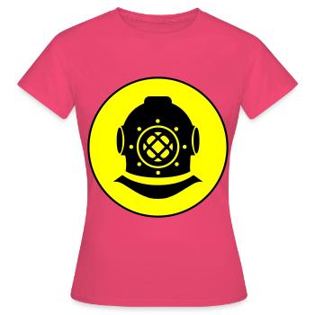 Apnoe Tauchen Kreis - Frauen T-Shirt - Azalea - Vorne - AI Model Female 172 dark (172cm)